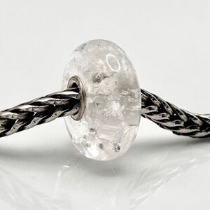 TROLLBEADS Rare Mountain Crystal LAA 925S NEW! Clear Sparkling Ice Bead
